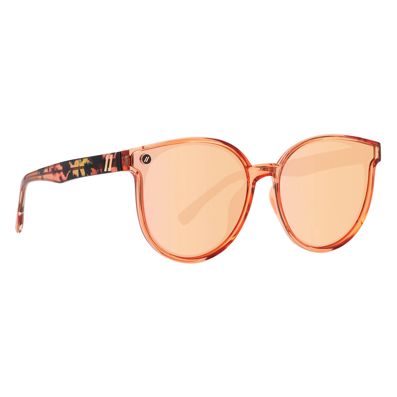 Retro framed orange sunglasses